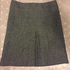 Ann Taylor Loft Grey Tweed Work Skirt